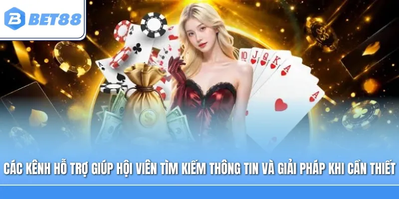 Các kênh hỗ trợ giúp hội viên tìm kiếm thông tin và giải pháp khi cần thiết