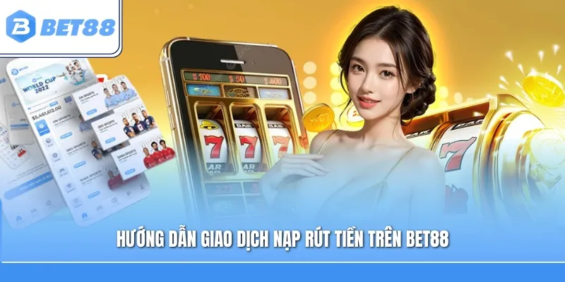 Hướng dẫn giao dịch nạp rút tiền trên Bet88