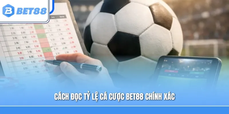 Cách đọc tỷ lệ cá cược Bet88 chính xác